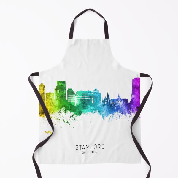 Item preview, Stamford Connecticut Skyline designed and sold by ArtPrints.