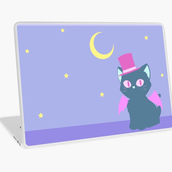 Kitty Cat Bat Laptop Skin