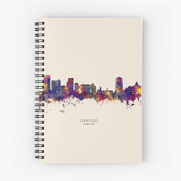 Item preview, Stamford Connecticut Skyline designed and sold by ArtPrints.