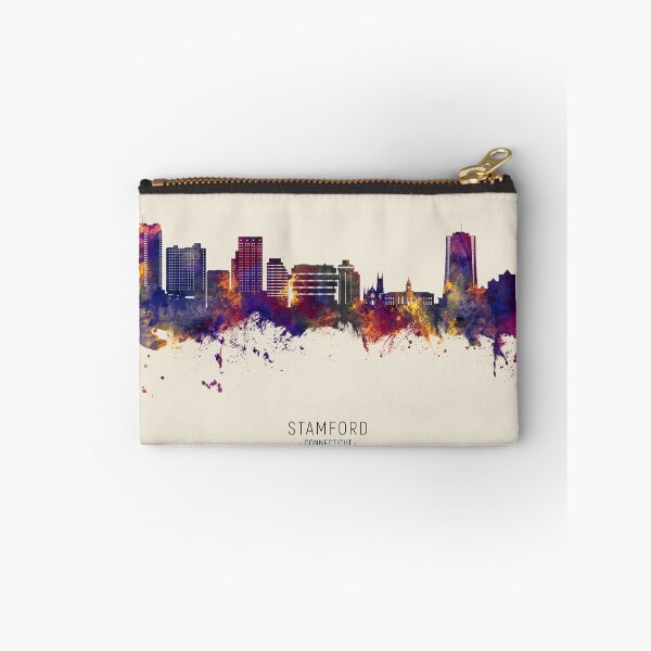 Item preview, Stamford Connecticut Skyline designed and sold by ArtPrints.