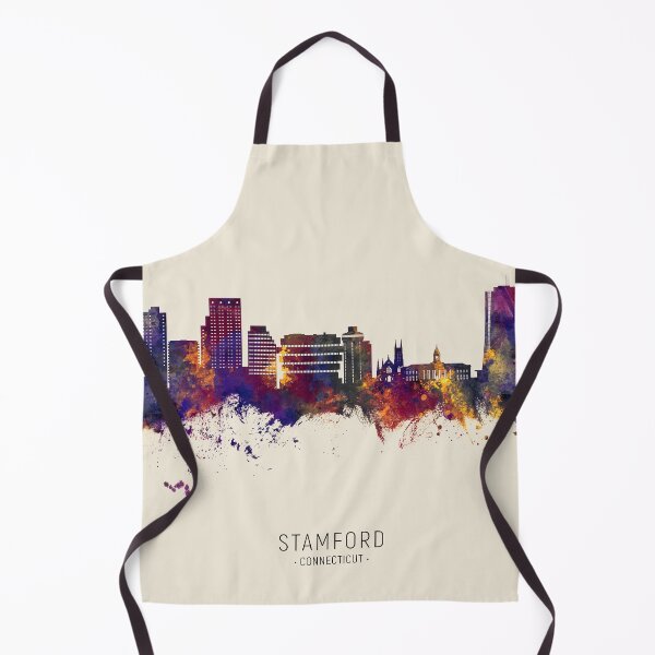 Item preview, Stamford Connecticut Skyline designed and sold by ArtPrints.