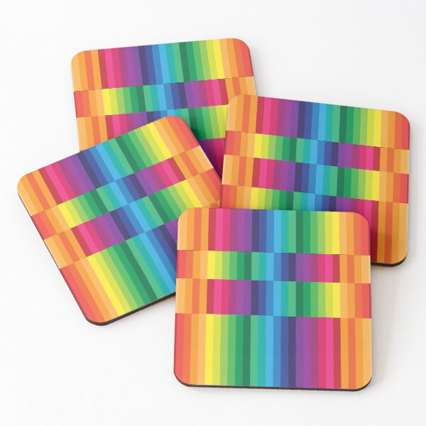 Item preview, Geometric Multicolor Vertical Line Bars Pattern designed and sold by Flowerone.