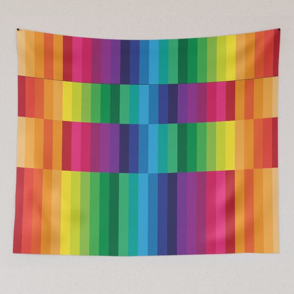 Item preview, Geometric Multicolor Vertical Line Bars Pattern designed and sold by Flowerone.