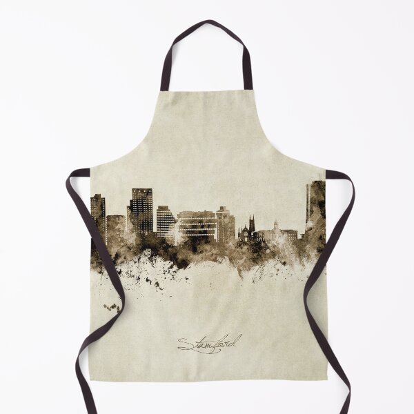 Item preview, Stamford Connecticut Skyline designed and sold by ArtPrints.