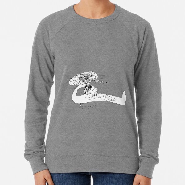 Grandma Irene in Helicopter Lightweight Sweatshirt