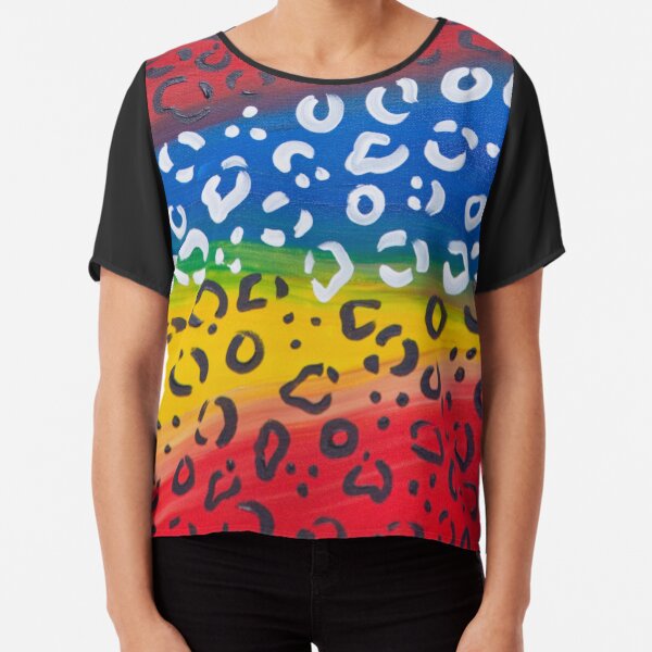 CHANGING SPOTS Chiffon Top