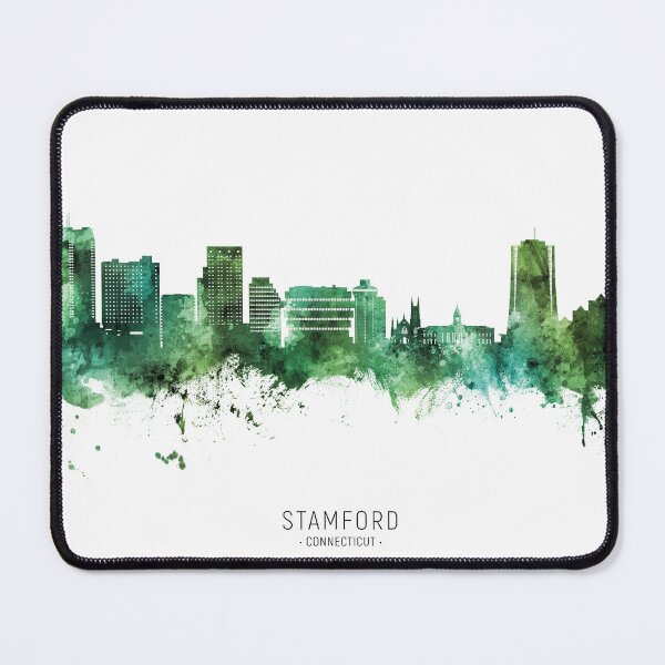 Item preview, Stamford Connecticut Skyline designed and sold by ArtPrints.