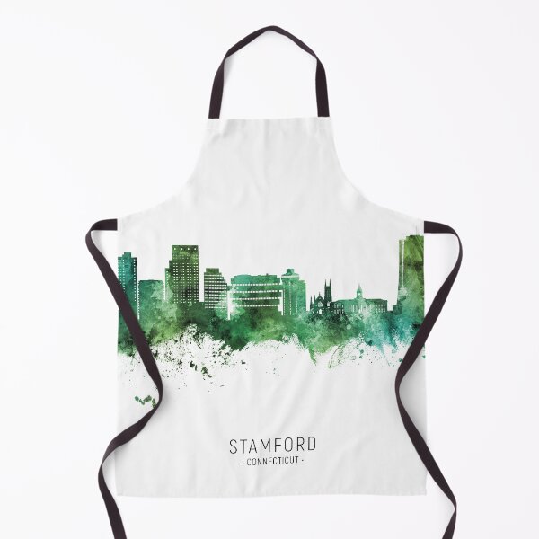 Item preview, Stamford Connecticut Skyline designed and sold by ArtPrints.