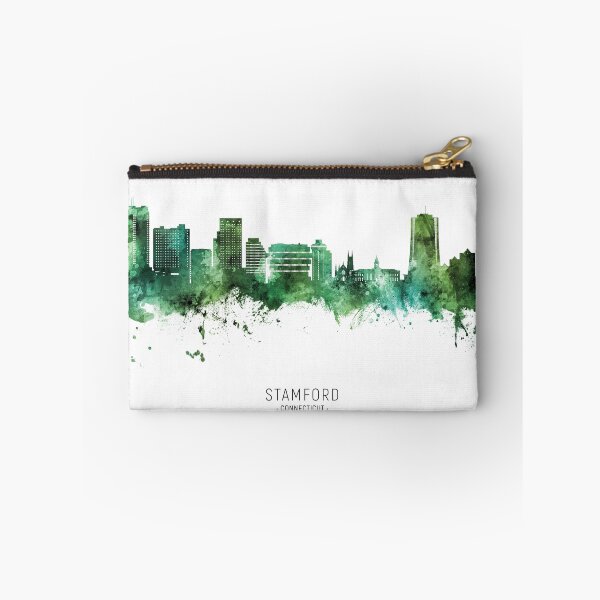 Item preview, Stamford Connecticut Skyline designed and sold by ArtPrints.