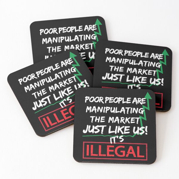 Item preview, Poor People Invest Manipulate Hedge Fund Short Selling designed and sold by alltheprints.