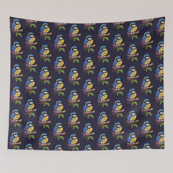 Item preview, Blue tit amsterdam treasure designed and sold by Ruud van Koningsbrugge.