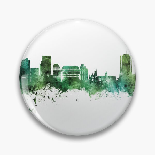 Item preview, Stamford Connecticut Skyline designed and sold by ArtPrints.