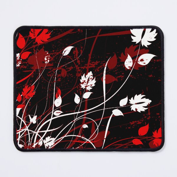 Item preview, Stylish Abstract Floral Art - Red White designed and sold by Tshirtstory.