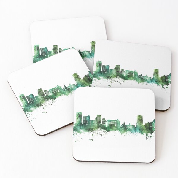 Item preview, Stamford Connecticut Skyline designed and sold by ArtPrints.