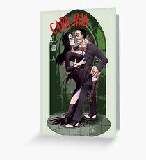 CARA MIA! Morticia <3 Gomez Greeting Card
