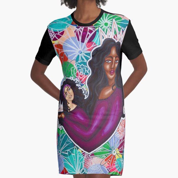 FROM MOM WITH LOVE Graphic T-Shirt Dress