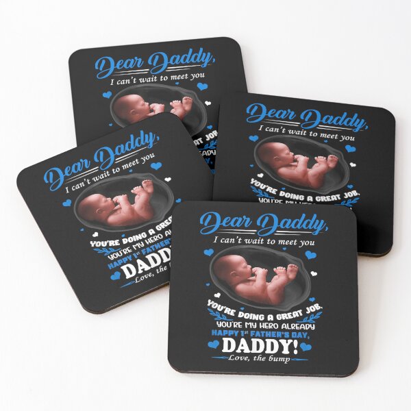 Item preview, Dear Daddy I Can’t Wait to Meet You.. First Fathers Day designed and sold by Marcelo Yundt.