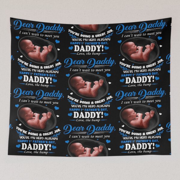 Item preview, Dear Daddy I Can’t Wait to Meet You.. First Fathers Day designed and sold by Marcelo Yundt.