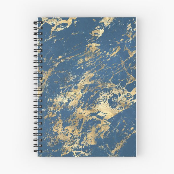 Item preview, Blue And Gold Marble  designed and sold by RED FIR.