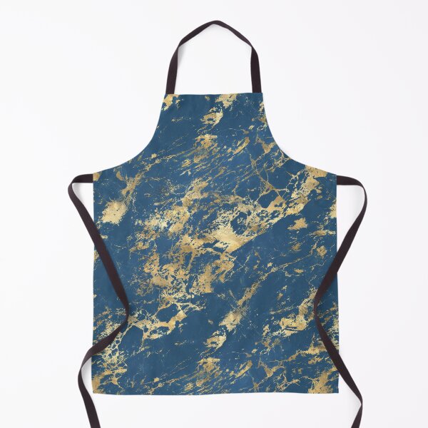 Item preview, Blue And Gold Marble designed and sold by RED FIR.