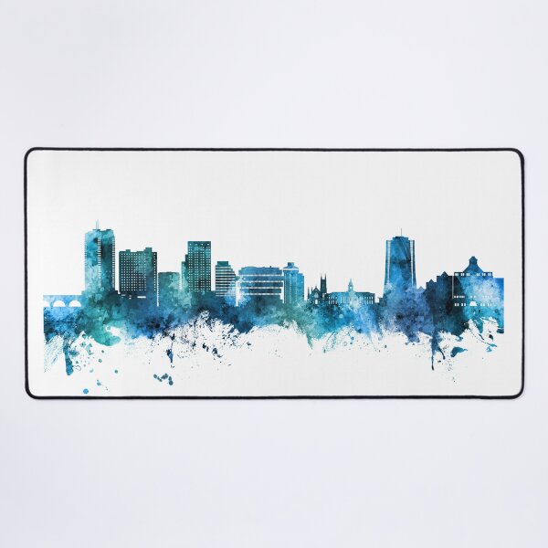 Item preview, Stamford Connecticut Skyline designed and sold by ArtPrints.