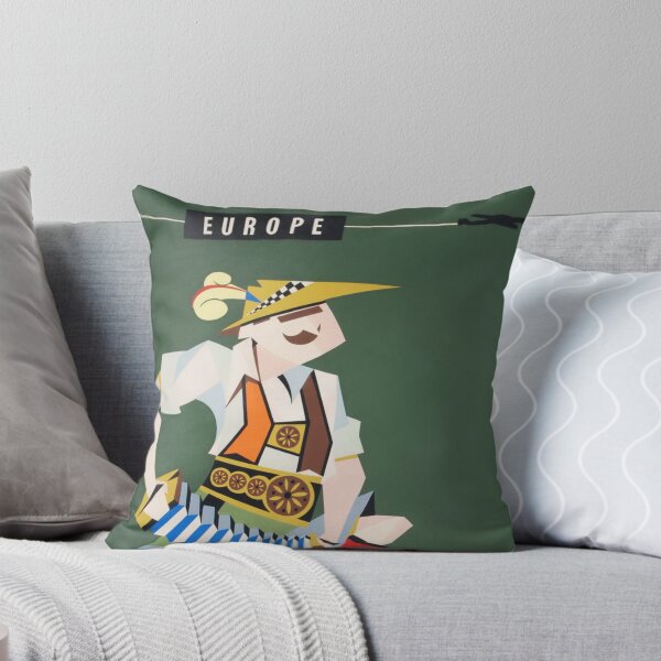 Artikelvorschau, 1954 Qantas Reiseplakat Europa entworfen und verkauft von SuperMerchMan.