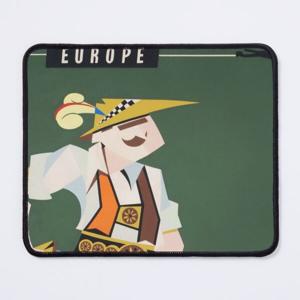 Item preview, 1954 Qantas Travel Poster Europe designed and sold by SuperMerchMan.