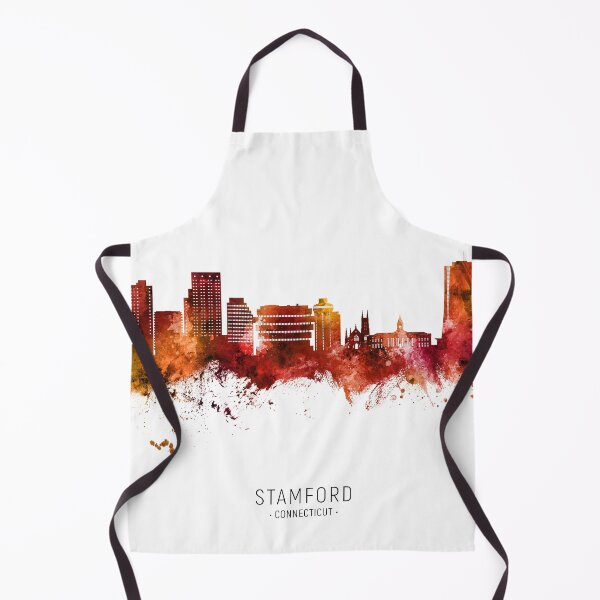 Item preview, Stamford Connecticut Skyline designed and sold by ArtPrints.