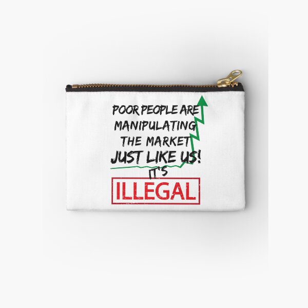 Item preview, Poor People Invest Manipulate Hedge Fund Short Selling designed and sold by alltheprints.