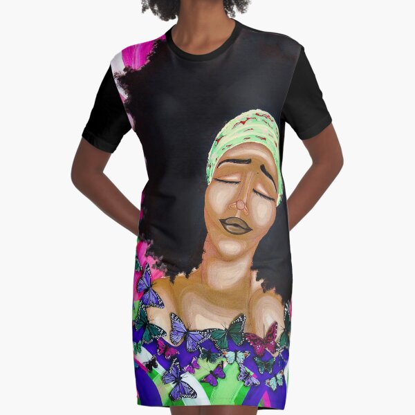BALINDA Graphic T-Shirt Dress