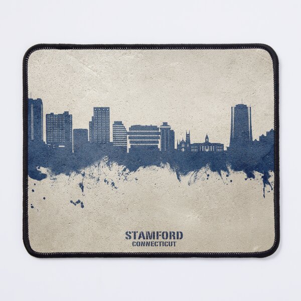 Item preview, Stamford Connecticut Skyline designed and sold by ArtPrints.