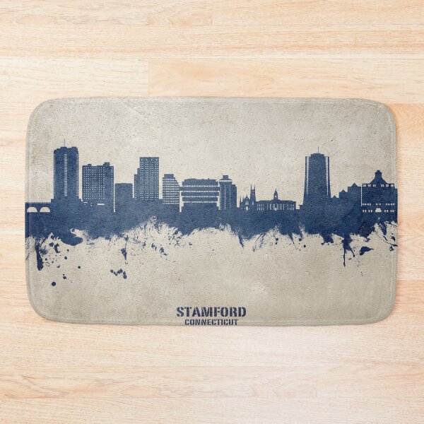 Item preview, Stamford Connecticut Skyline designed and sold by ArtPrints.