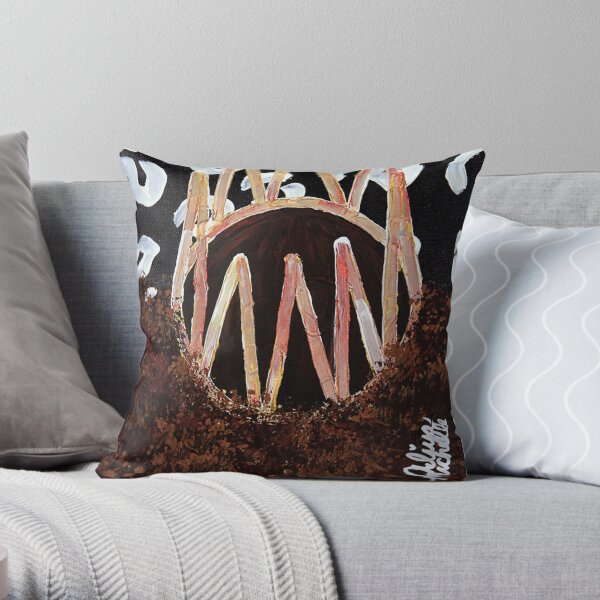QUEEN OF THE WILD Throw Pillow