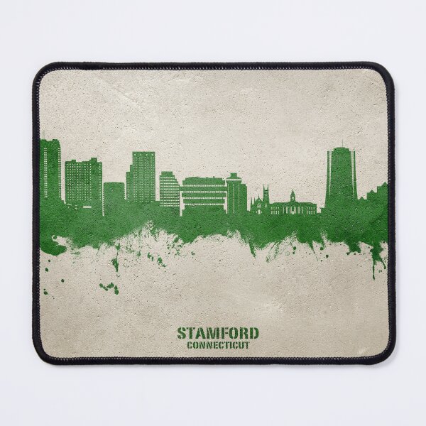 Item preview, Stamford Connecticut Skyline designed and sold by ArtPrints.