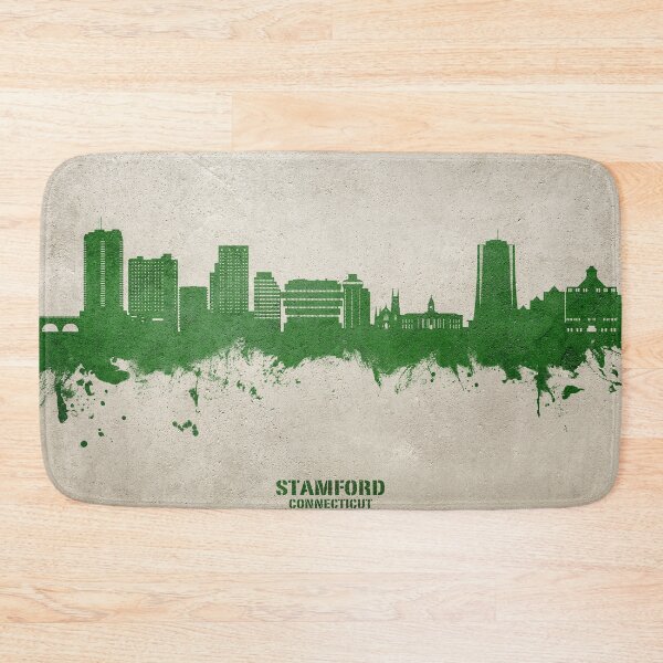 Item preview, Stamford Connecticut Skyline designed and sold by ArtPrints.