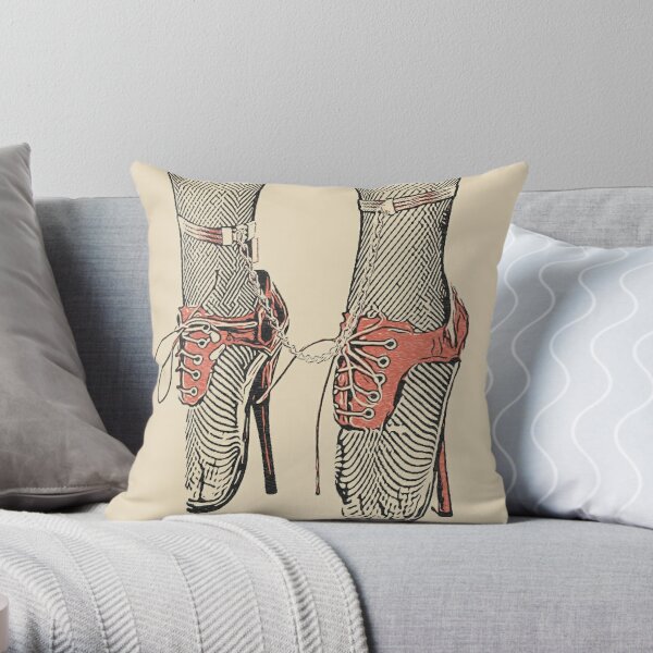 Bondage & Feet Throw Pillow