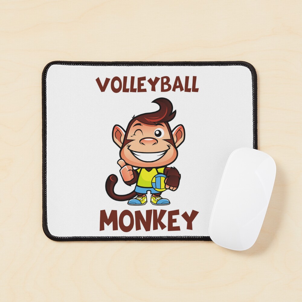 "Volleyball Monkey Volleyball Puns Short Volleyball Puns Beach