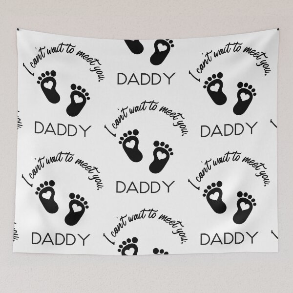 Item preview, I can't wait to meet you, Daddy designed and sold by Marcelo Yundt.