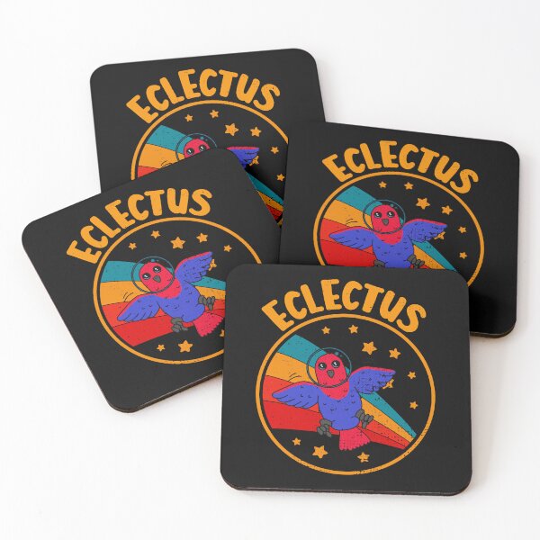 Item preview, Cute Vintage Female Eclectus Parrot Owner Retro Parrot Bird In Space designed and sold by JokeGysen.