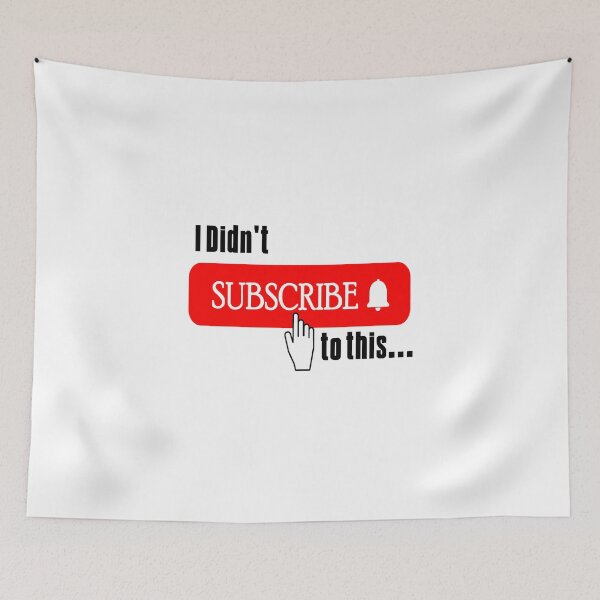 Item preview, I didn't subscribe to this designed and sold by PillowPuns.