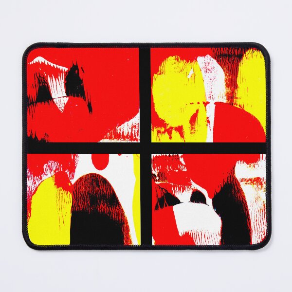 Item preview, Bold Red Yellow Black Paint Abstract designed and sold by 40degreesSouth.
