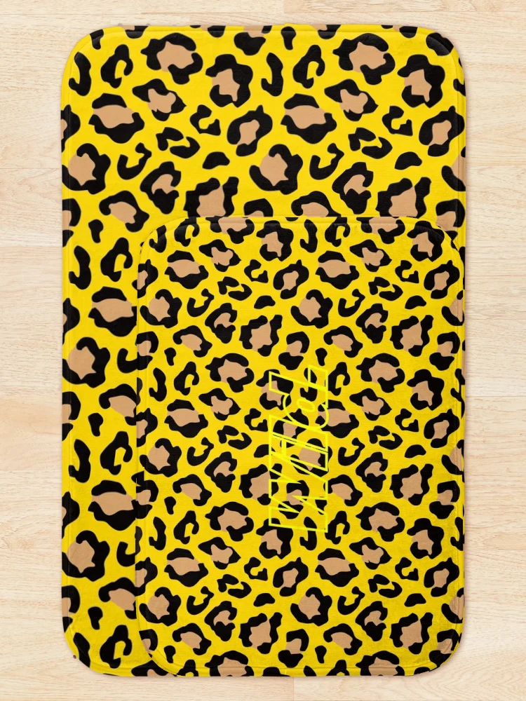 Thumbnail 5 of 6, Bath Mat, leopard pattern designed and sold by workdivision.