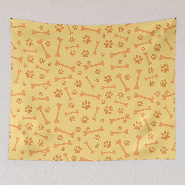 Item preview, Yellow Bones And Paws Pet Dog Design designed and sold by TrulyEpoque.