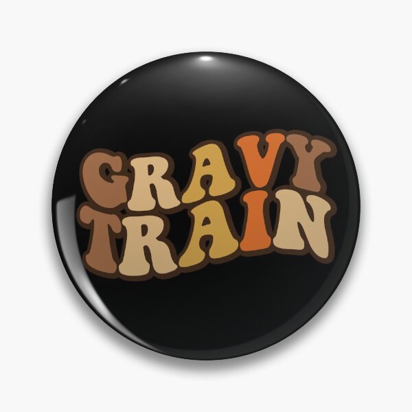 Item preview, Gravy Train Vintage Thanksgiving Turkey Funny Love Gravy Gear designed and sold by DynamicDesign.