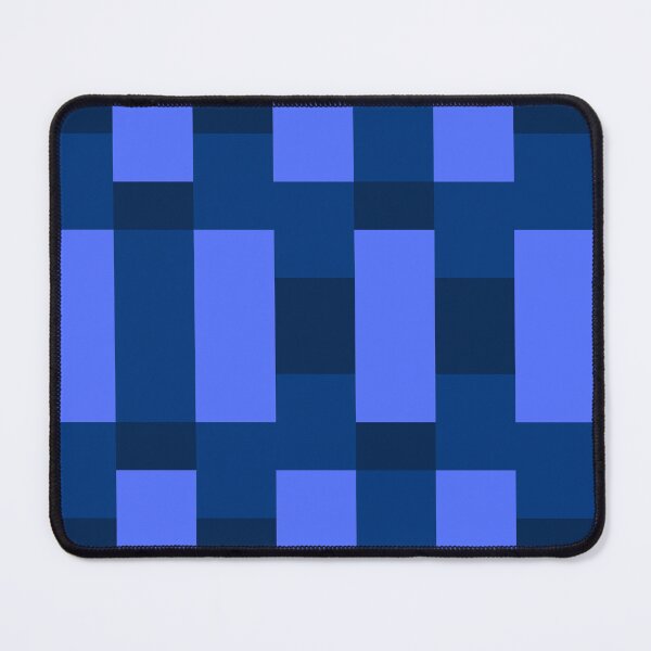 Item preview, Aesthetic Blue Abstract Checkered Pattern designed and sold by quinellie.