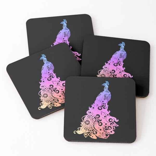 Item preview, Peacock Colorful Papercut Mandala Art designed and sold by hign.