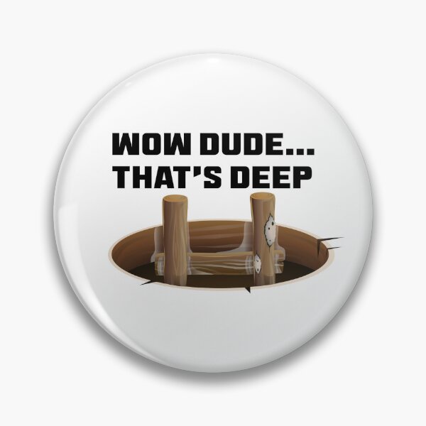 Item preview, That's Deep designed and sold by PillowPuns.