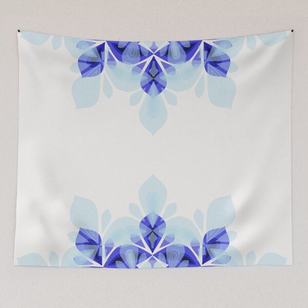 Item preview, MANDALA - Blue Geometric Diamonds Pattern  designed and sold by CONTRAPINK.