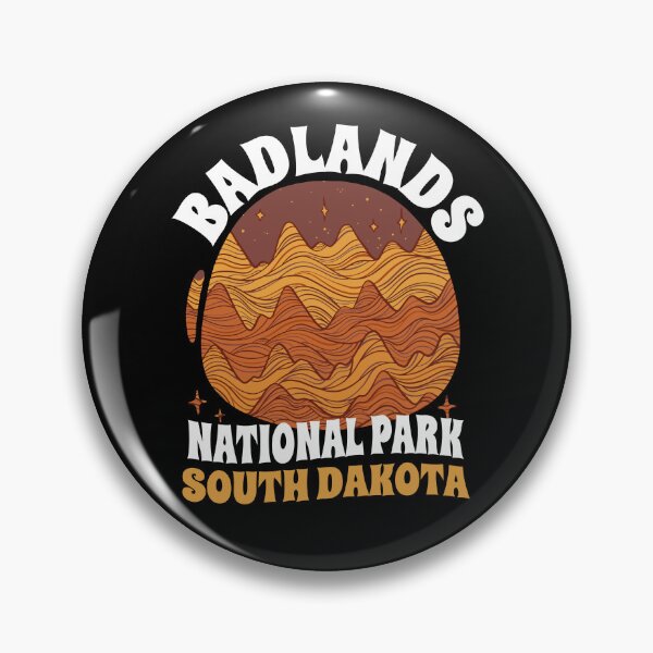 Item preview, Badlands National Park South Dakota Retro Badlands Gear designed and sold by DynamicDesign.