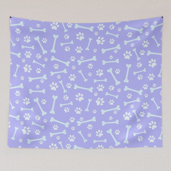 Item preview, Cute Lilac Paws And Bones Galore! designed and sold by TrulyEpoque.